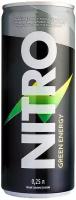 Энергетический напиток NITRO, 250мл (Green Energy) / С витаминами и таурином