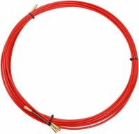 Протяжка кабельная REXANT (мини УЗК в бухте), стеклопруток, d3,5 мм 10 м, красная