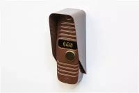 Вызывная панель видеодомофона PAL ночного видения со встроенным накопителем энергии коричневая