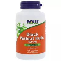 Now Black Walnut Hulls 500 mg, 100 капс