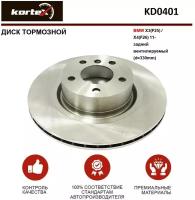 Тормозной диск Kortex для Bmw X3(F25) / X4(F26) 11- задний вентилируемый(d-330mm) OEM 34206790362, 34206868936, DF6352S, KD0401
