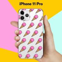 Силиконовый чехол Мороженое на Apple iPhone 11 Pro