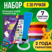 Набор для творчества с 3D-ручкой Funtasy GENIOUS, цвет Синий