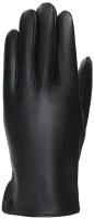Перчатки LABBRA, демисезон/зима, натуральная кожа, размер 8.5, черный