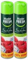 Освежитель воздуха аэрозольный MASTER FRESH Малиновое наслаждение, 300 мл, 2 шт