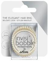 Invisibobble Резинка-браслет для волос SLIM Stay Gold (с подвесом)