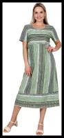 Платье женское /ElenaTex/П-155(кулирка);58 размер;Зелёная