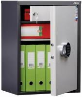 Шкаф металлический для документов AIKO "SL-87ТEL" графит, 870х460х340 мм, 21 кг, S10799090902 - 1 шт