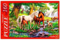 Пазл «Лошади на водопое», 160 элементов