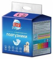 Подгузники для собак и кошек Cliny L 8-16 кг уп.8шт