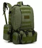 Рюкзак 30L Hiking Tactical 600D с отделяемыми карманами YA BK-5031 OD