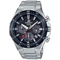 Наручные часы CASIO Edifice EFS-S520CDB-1A мужские, кварцевые, хронограф, секундомер, водонепроницаемые, индикатор запаса хода, подсветка стрелок