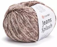 Пряжа Jeans Splash, YarnArt, какао принт - 945, 55% хлопок, 45% акрил, 5 мотков, 50 г, 160 м