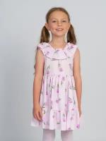 Детское летнее платье из хлопка для девочек с 3 до 6 лет, летний детский сарафан