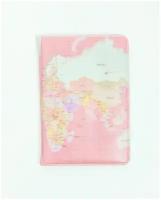 Обложка на паспорт Carolon с географическим розовым узором