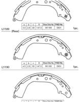 Колодки тормозные барабанные TERRANO II KASHIYAMA K1189