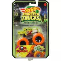 Монстр-трак Hot Wheels Monster Trucks Bone Shaker (HCB50/HCB55), оранжевый/желтый