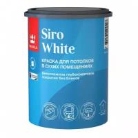 SIRO WHITE A Краска для потолка глубокоматовая 0,9 л