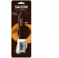 0016 Salton Professional Щетка для обуви тройная, для замши, велюра, нубука