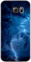 Силиконовый чехол на Samsung Galaxy S6 edge / Самсунг Галакси С 6 Эдж Молния