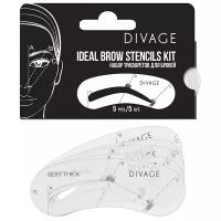 DIVAGE Трафареты для бровей Ideal Brow Stencils Kit