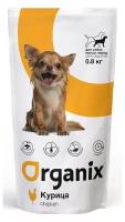 ORGANIX-Сухой корм для собак курица 1 уп. х 1 шт. х 800 г (для мелких и карликовых пород)