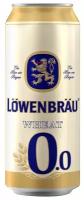 Напиток пивной безалкогольный LOWENBRAU пшеничное нефильтрованный пастеризованный осветленный, не более 0,5%, 0.45л