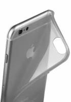 Силиконовый чехол для Apple iPhone 6 plus / 6s Plus Темно-прозрачный