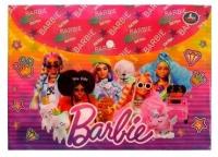 Папка барби на кнопке а4, barbie extra