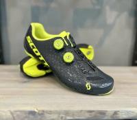 Велотуфли Scott Road RC matt black/sulphur yellow 42,5