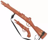 Набор резинкострелов Arma toys Пиратский (пистолет, мушкет, AT33029)