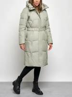 Пальто утепленное молодежное зимнее женское AD52332Z, 46