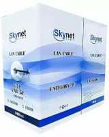 Кабель SkyNet Light CSL-FTP-4-CU FTP indoor 4x2x0, 46, медный, FLUKE TEST, категория 5e, одножильный, 305 м, серый