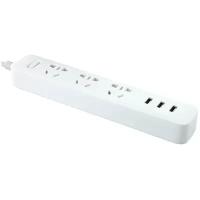 Удлинитель Xiaomi Mi Power Strip 3 (XMCXB01QM), белый, 1.8 м