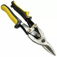 SANTOOL 031201-002-250 Ножницы по металлу с обрезиненными двухкомпонентными ручками прямые 250 мм