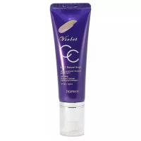 DEOPROCE VIOLET CC CREAM #21 Антивозрастной СС крем с экстрактом черники и коллагеном 50г