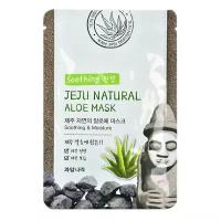 Маска для лица увлажняющая с алоэ Welcos Jeju Natural Aloe Mask