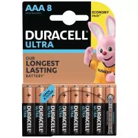 Батарейка Duracell Ultra Power AAA/LR03, в упаковке: 8 шт