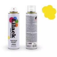 Краска аэрозольная по ткани Lilack Textile Paint (220мл) желтый (0130-04 LK)