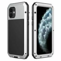 Ударопрочный чехол LunaTik Taktik Extreme для iPhone 11, цвет Silver