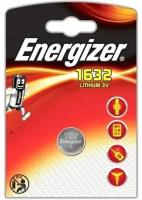 Батарейка CR1632 3В литиевая Energizer в блистере 1шт