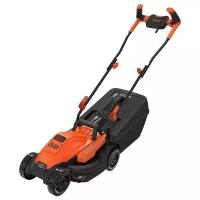 Электрическая газонокосилка BLACK+DECKER BEMW451BH, 1200 Вт, 32 см