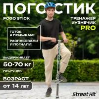 Тренажер-кузнечик Street Hit Pogo Stick PRO 50-70 кг Зеленый