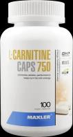 Жиросжигатель Maxler L-Carnitine 750 мг, 100 шт