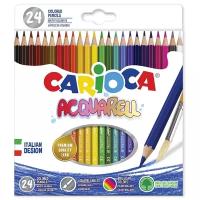 Carioca набор цветных карандашей Acquarell 24 цвета (42858), 24 шт