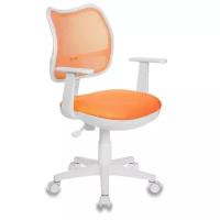 Компьютерное кресло Бюрократ CH-W797 детское, обивка: сетка/текстиль, цвет: TW-96-1 оранжевый