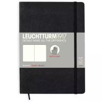 Записная книжка Leuchtturm Medium A5 нелинованная черная 123 стр