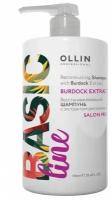 OLLIN PROFESSIONAL Шампунь восстанавливающий с экстрактом репейника / Reconstructing Shampoo wit BASIC LINE 750 мл