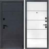 Дверь входная Portika Porta R-3 правая графит - сноу вералинг 980х2050 мм