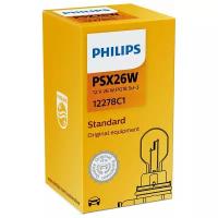 Галогеновая лампа PSX26W (H12) PHILIPS Standard 12V 26W PG18.5d-3 (12278C1) - 1 шт
